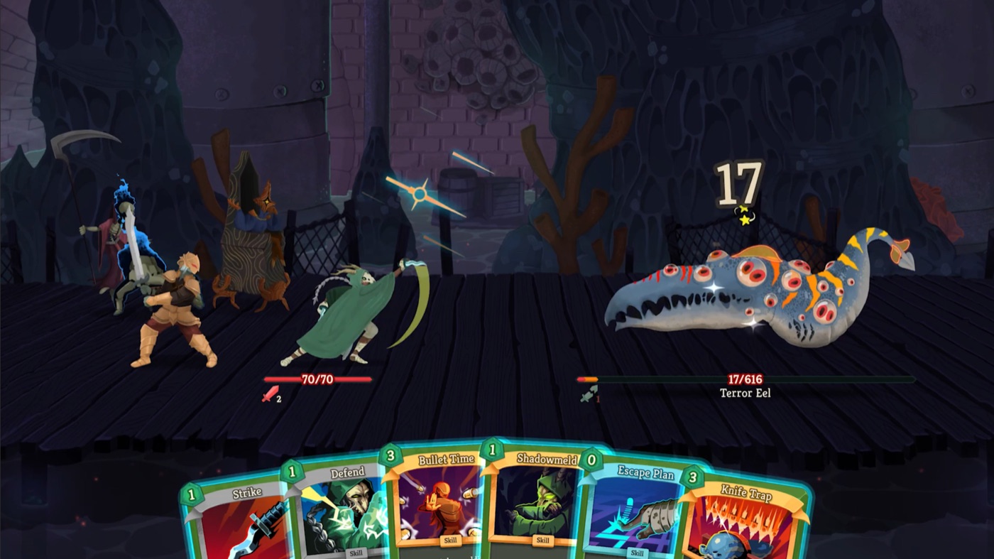 Four Slay the Spire 2 characters fighting together in online co-op